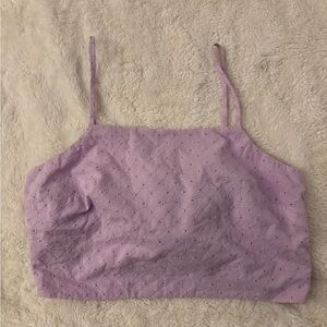 Lavender Eyelet Women's Top by Urban Renewal